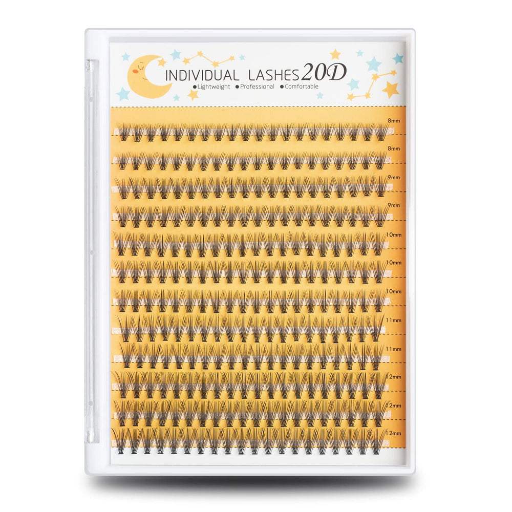 FinyDreamy 240pcs individual lashes pack for precise salon-style application.
