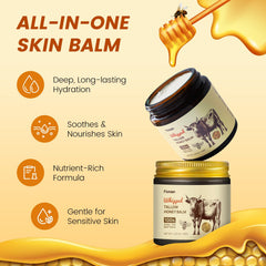 Close-up of Fioraen balm label highlighting the unscented formula.