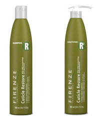 Firenze Professional Cuticle Restore conditioner bottle supports moisture and manageability.