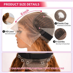 Fironiix 4/27 highlight ombre wig adds natural-looking dimension.