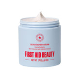 First Aid Beauty Ultra Repair Cream bottle pour delivers 24-hour hydration.