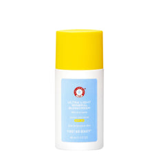 First Aid Beauty weightless sunscreen bottle shows a breathable, non-greasy feel for daily wear.