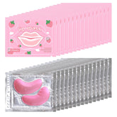 Firstfly eye mask pink set for soothing under-eye care and hydration