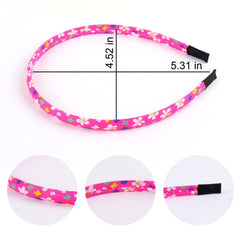 Fishdown headbands floral pattern enhances cute outfits with easy matching