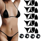 FITHUGOO 5-pack Brazilian bikini tape closeup for smooth tan lines.