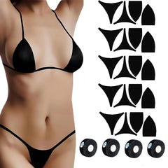 FITHUGOO 5-pack Brazilian bikini tape closeup for smooth tan lines.