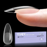 Five Angeles Tipex instant apex almond medium nails ready for fast application