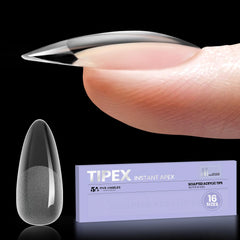 Five Angeles Tipex instant apex almond medium nails ready for fast application