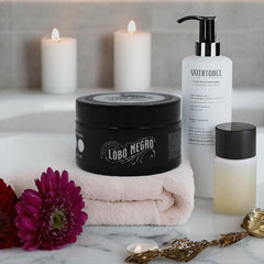 Five Brothers Lobo Negro Hair Wax supports subtle hold for everyday polished looks.