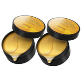 Fivewan 24k gold under-eye patches pack with gold accents for calming hydration.