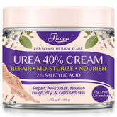 FIVONA 40% Urea Foot Cream bottle delivers deep hydration for dry heels.
