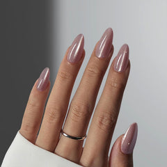 FJSMTOPl 12-size almond nails kit enabling precise fit and comfortable wear