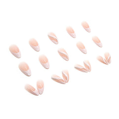 FJSMTOPL full cover almond nails for durable at home manicure
