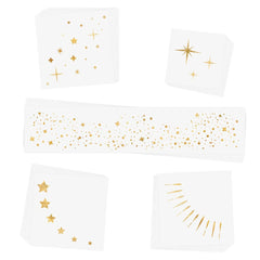 Flash Tattoos Twinkling Lights set card, ideal for festival glow.