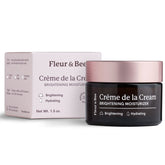 Fleur & Bee Brightening Moisturizer bottle front view for radiant, even skin
