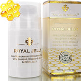 Fleur De Lis Naturals face cream with royal jelly jar close-up for hydration