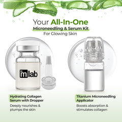 FLexiknee titanium microneedle enables even coverage with gentle stamping.