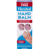 Flexitol Hand Balm 2.5 oz tube provides deep hydration for dry hands.