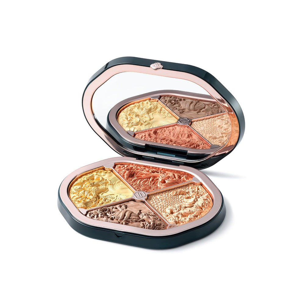 FLORASIS Constellation Floral Engraving palette bronze-sculpt shade for defined cheek contour