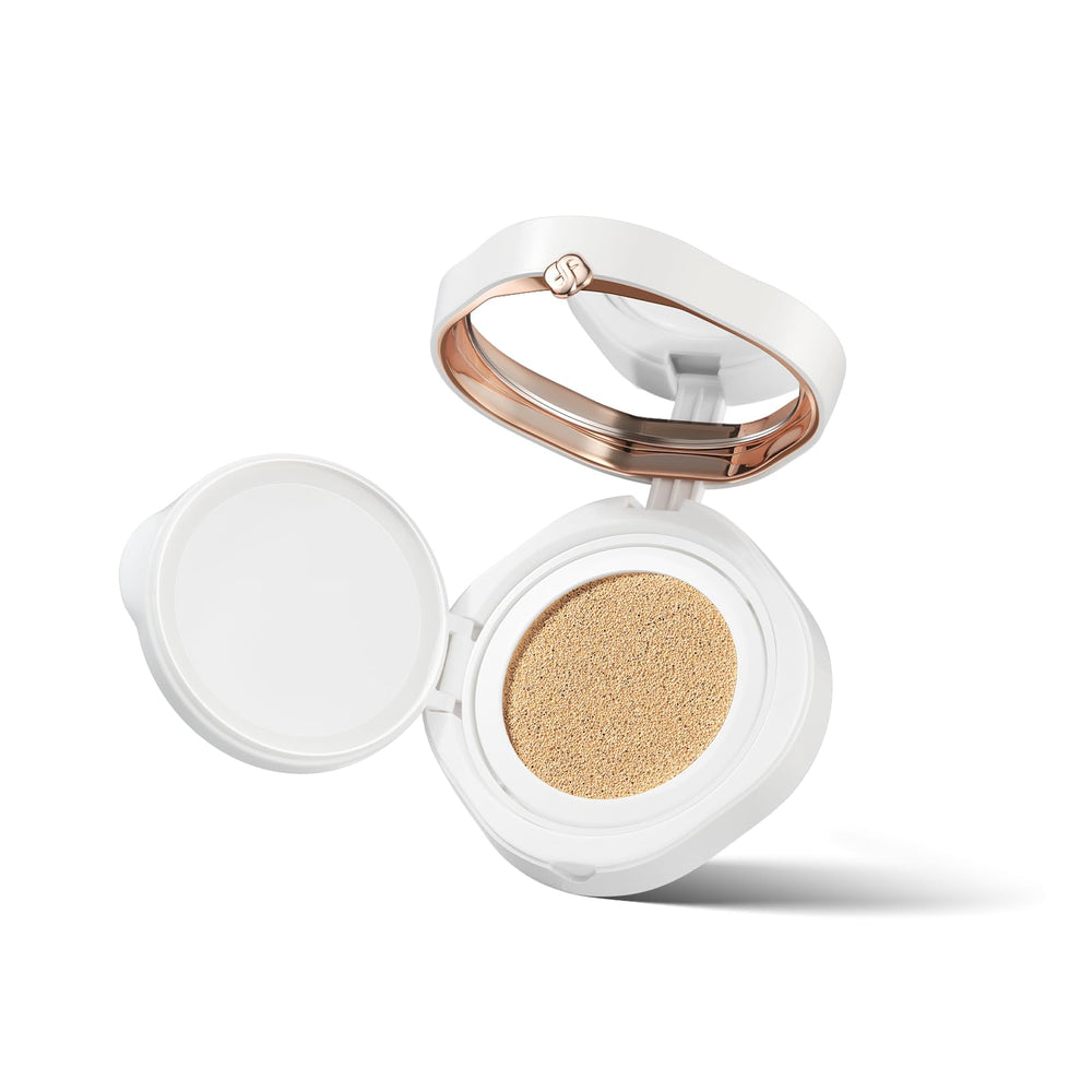 Florasis Flawless Jade bottle closeup highlighting a weightless matte finish for daily wear