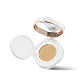 Florasis Flawless Jade bottle closeup highlighting a weightless matte finish for daily wear