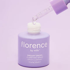 Hydration from hyaluronic acid in Dreamy Drops on skin.