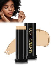Flori Roberts Base Strokes Foundation Stick applies smoothly for even coverage on skin