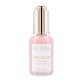 FLOWER Beauty Afterglow serum bottle delivering luminous hydration for radiant skin