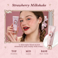 Flower Knows Strawberry Cupid packaging design evokes vintage French pastry charm.