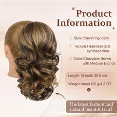 Flufymooz soft synthetic fibers provide lightweight wear and shine.