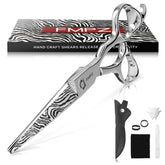 FMPZ hair cutting scissors close-up blade for precise, clean cuts