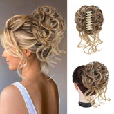 Foaoit messy bun clip-in ponytail for secure everyday wear.