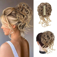 Foaoit messy bun clip-in ponytail for secure everyday wear.