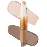 FOCALLURE 2-in-1 cream bronzer and highlighter stick Sour Cream, front view for natural warmth