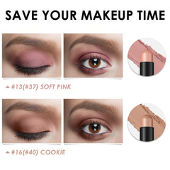 FOCALLURE crease-proof formula lasts up to 12 hours on the eyelids
