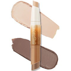 FOCALLURE 2-in-1 cream bronzer highlighter stick in Custard Sauce for natural warmth