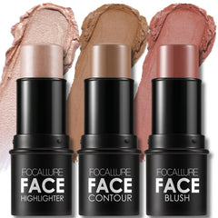 FOCALLURE 3-piece contour kit front view for quick facial sculpting.