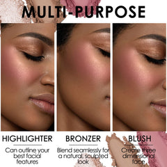 FOCALLURE matte bronzer for natural contour and sun-kissed warmth