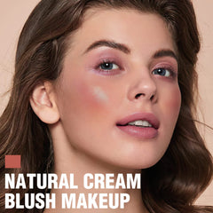 FOCALLURE Burning Clay swatch shows warm, buildable pigment for versatile looks.