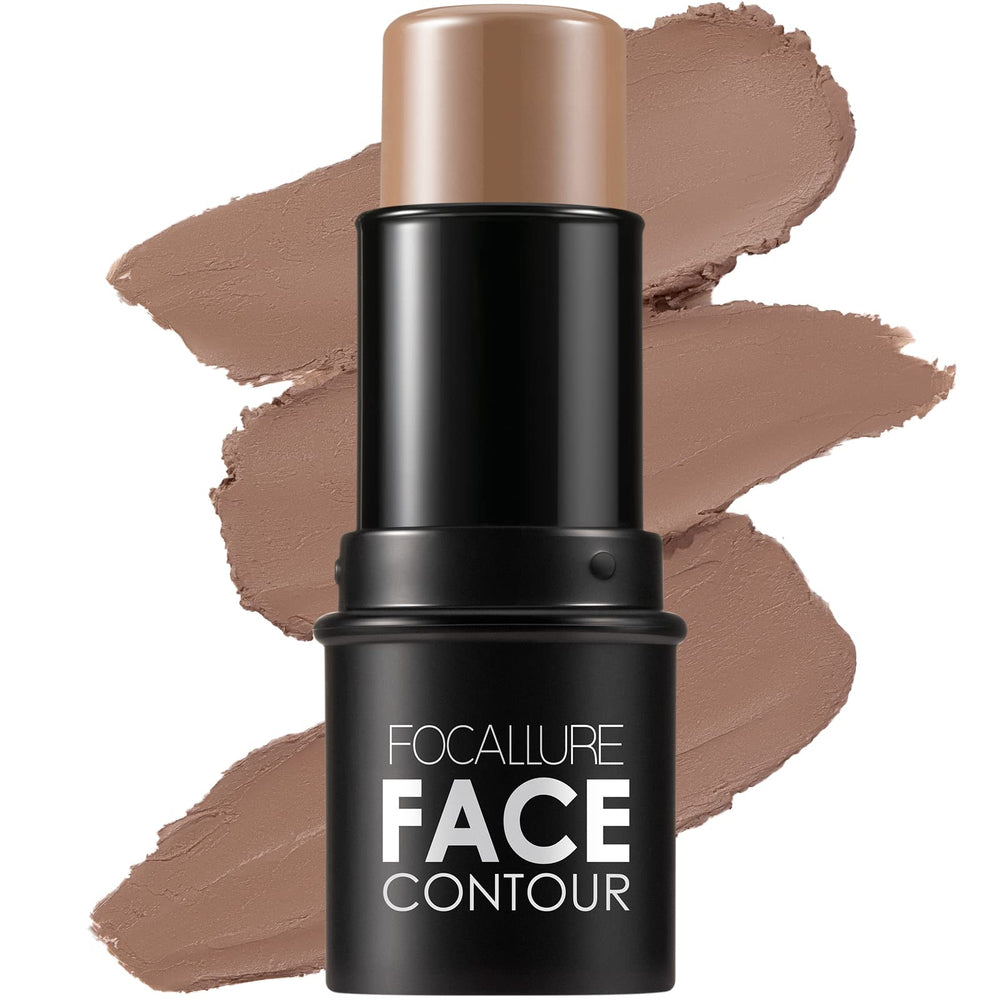 FOCALLURE Cream Contour Stick Mocha for nose sculpt and defined profile.