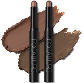 FOCALLURE eyeshadow stick set swatches show rich pigment and smooth blend for quick looks