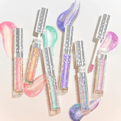FOCALLURE Glitter Liquid Lipstick long-wear-dry-down with lasting shimmer on lips.