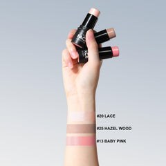FOCALLURE highlighter bronzer blush sticks in action for luminous everyday radiance.
