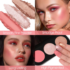 FOCALLURE highlighter shimmer close-up for radiant glow and contour emphasis.