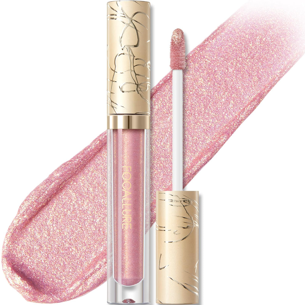 FOCALLURE metallic liquid lipstick bottle closeup for bold party-ready color