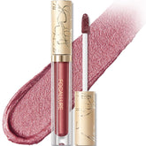 FOCALLURE metallic liquid lipstick swatch with bold pigment and sparkle.