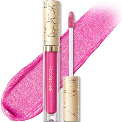 FOCALLURE PK05 Metallic Lipstick close-up showing vibrant pigment and metallic shine