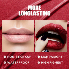 FOCALLURE Smooth Silk Texture Lip Gloss glides on comfortably