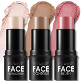 FOCALLURE three-pcs contour sticks pack shot for quick, lightweight sculpting on all-day wear.