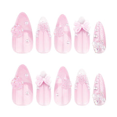 Foccna 3D flower nail detail for stylish wedding or party looks.
